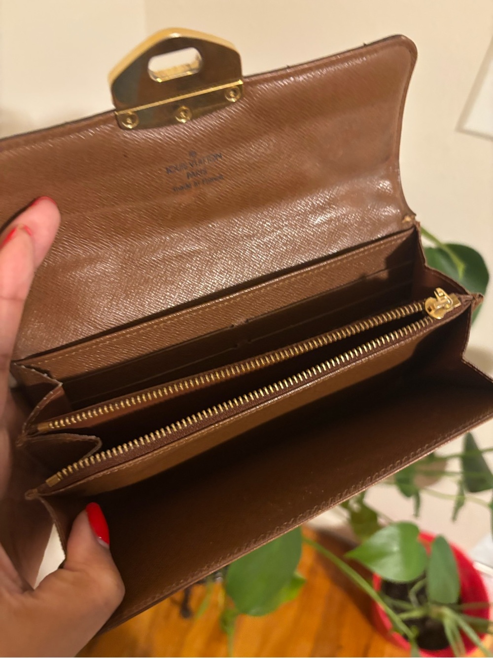 Louis Vuitton Monogram Quilted Wallet in Brown with Gold Hardware - Picture 5 of 5